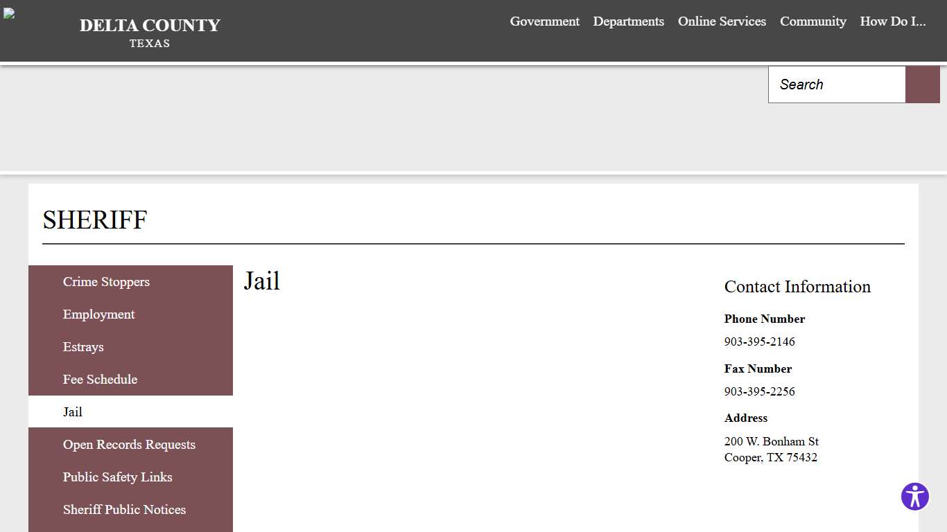 Jail | Delta County, TX